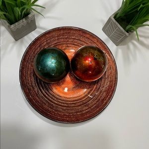 Pier 1 Bowl and Ball Decor